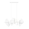 Hanglamp Noa Modern 4 lichtpunten Wit