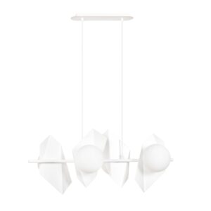 Hanglamp Noa Modern 4 lichtpunten Wit