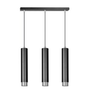 moderne hanglamp Piras Zwart 3-lichts