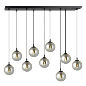 Hanglamp Pablo Modern 9 lichtpunten Zwart