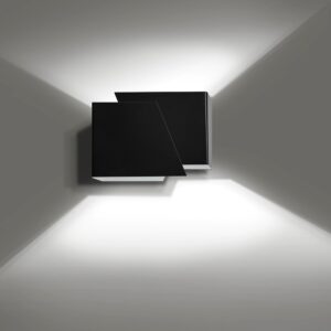Moderne wandlamp Leone Zwart