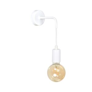 Minimalistische wandlamp Ruggiero Wit