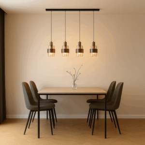 Klassieke Hanglamp Marrone Zwart Delampenbaas