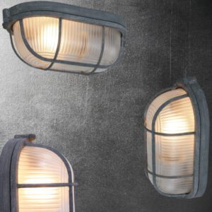 Industriële Wandlamp Celeste Grijs