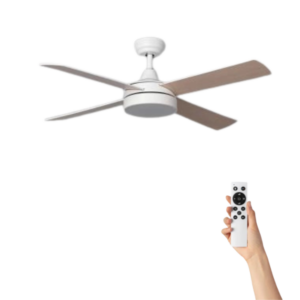 Plafondventilator Renzo met verlichting - Ø132cm - 6 snelheden - Afstandsbediening - Wit