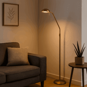 Vloerlamp Tobias klassiek Brons