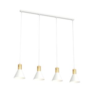 Hanglamp Rocio Modern 4 lichtpunten Wit