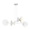 Hanglamp Vera Modern 4 lichtpunten Wit