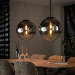 Hanglamp Emo  2 lichtpunten Artic zwart