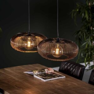 Hanglamp Boukje Zwart nikkel