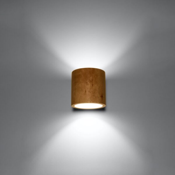 Wandlamp Giada scandinavisch Hout